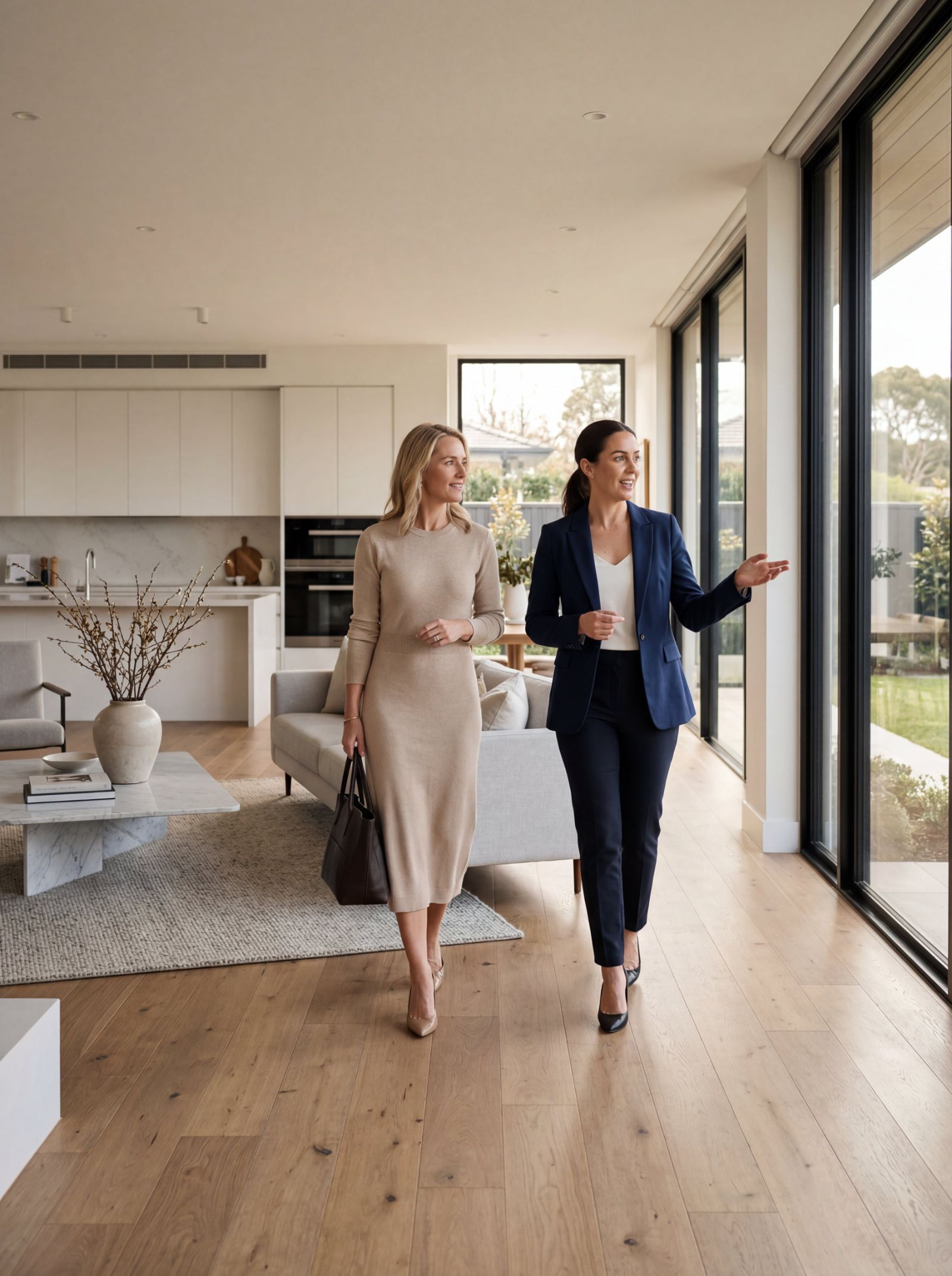 Betriebsraum eines Immobilienteams